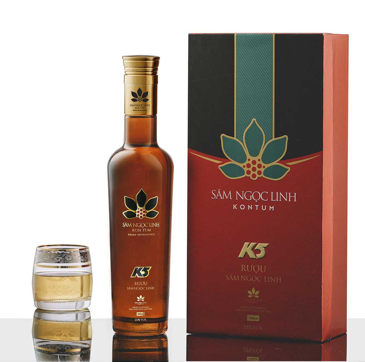 TPBS Rượu Blue Sâm Ngọc Linh K5 (500ml)