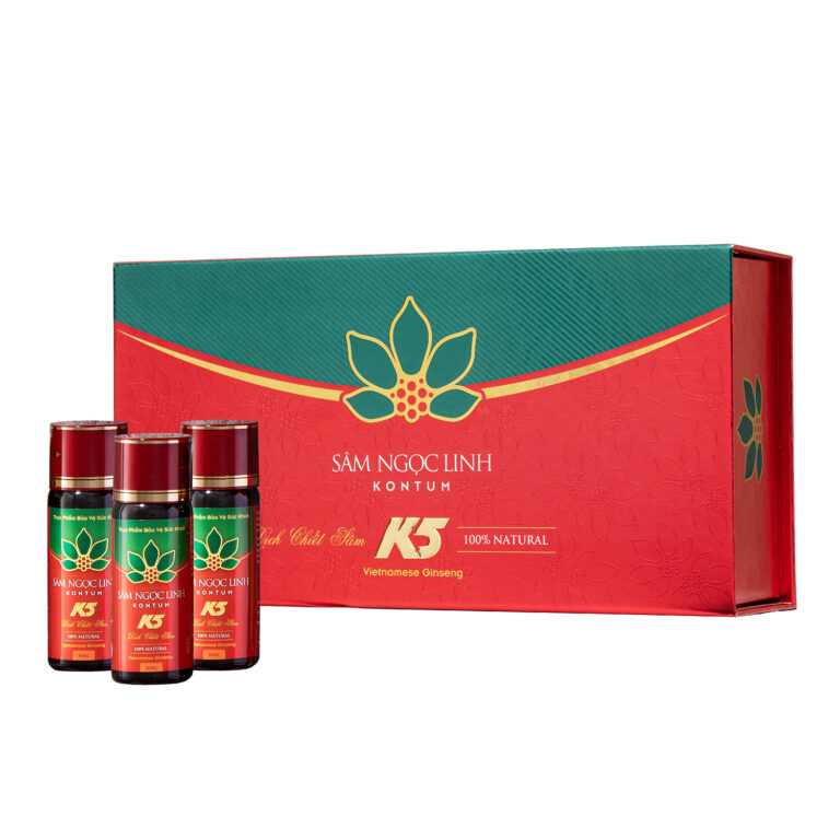 Dịch Chiết Sâm Ngọc Linh K5 – 50ml x 5 chai