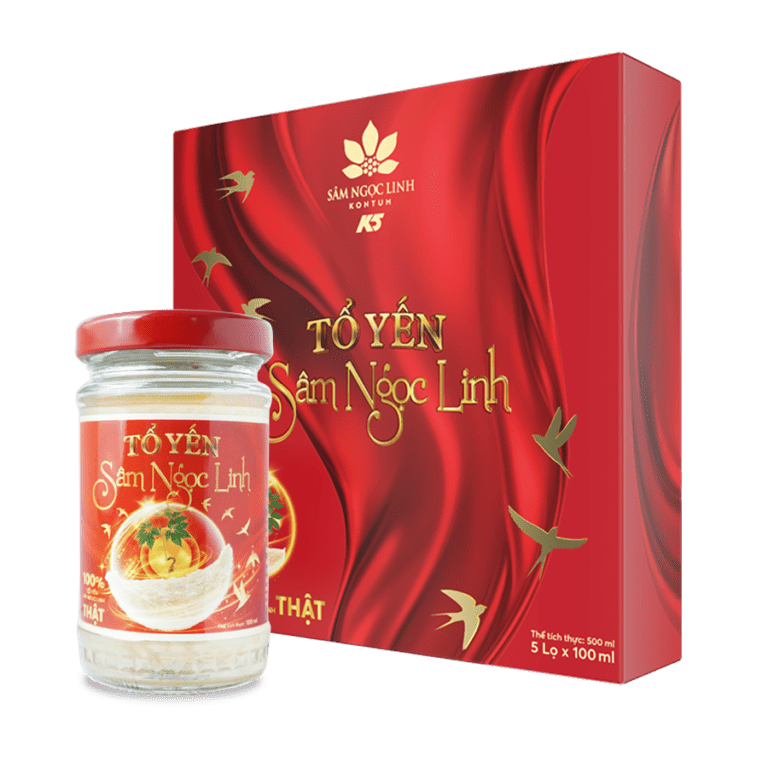 Tổ Yến Sâm Ngọc Linh K5 – 100ml x 5 Hũ