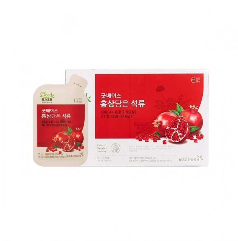 [50ml] Nước Hồng Sâm Lựu Đỏ KGC Goodbase Cheong Kwan Jang (50ml x 30 Gói)
