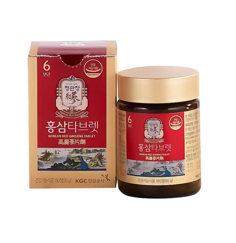 Viên Hồng Sâm KGC Cheong Kwan Jang Powder Tablet (500mg x 180 Viên)